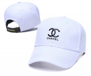 Wholesale Chanel White Baseball Adjustable Hat 7035