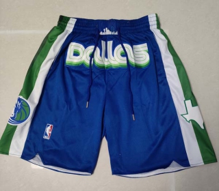 Men's NBA Dallas Mavericks Nike Royal Embroidered City Edition Pocket Shorts