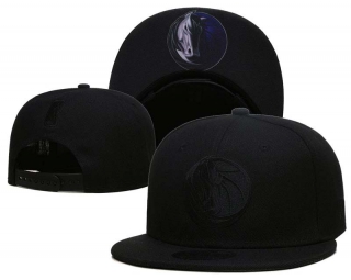 NBA Dallas Mavericks New Era Black On Black 9FIFTY Snapback Hat 2008