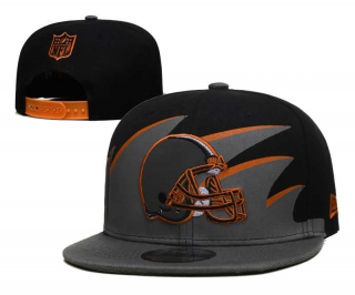 NFL Cleveland Browns New Era Black Tidal Wave 9FIFTY Snapback Hat 6012