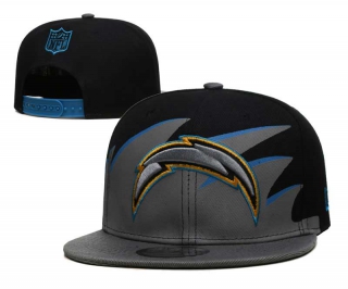 NFL Los Angeles Chargers New Era Black Tidal Wave 9FIFTY Snapback Hat 6011