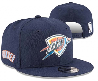 NBA Oklahoma City Thunder New Era Navy 9FIFTY Snapback Hat 3004