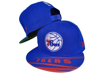 NBA Philadelphia 76ers New Era Royal 9FIFTY Snapback Hat 3018