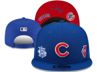 MLB Chicago Cubs New Era Royal Identity 9FIFTY Snapback Hat 3015