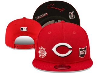 MLB Cincinnati Reds New Era Red Identity 9FIFTY Snapback Hat 3009