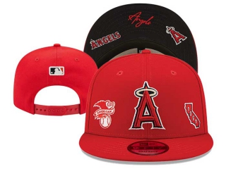 MLB Los Angeles Angels New Era Red Identity 9FIFTY Snapback Hat 3010