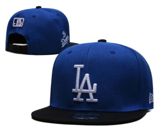 MLB Los Angeles Dodgers New Era Royal Black 9FIFTY Snapback Hat 6046