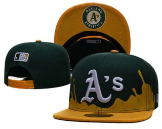 MLB Oakland Athletics New Era Green Gold 9FIFTY Snapback Hat 6007