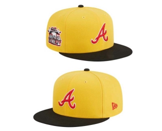MLB Atlanta Braves New Era Gold Black 2000 All-Star Game 9FIFTY Snapback Hat 2033