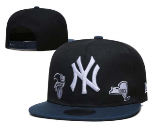 MLB New York Yankees New Era Black Navy 9FIFTY Snapback Hat 2173
