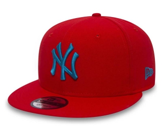 MLB New York Yankees New Era Red 9FIFTY Snapback Hat 2214