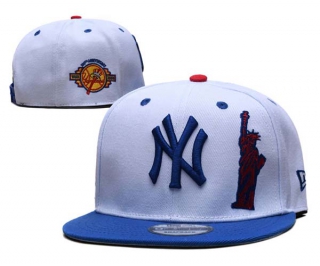 MLB New York Yankees New Era White Blue Anniversary 9FIFTY Snapback Hat 2222