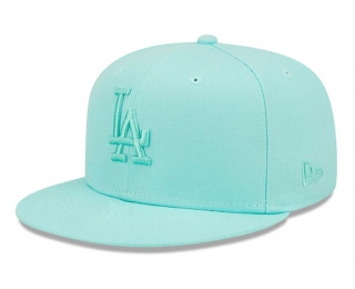 MLB Los Angeles Dodgers New Era Aqua 9FIFTY Snapback Hat 2172