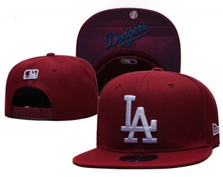 MLB Los Angeles Dodgers New Era Burgundy White Logo 9FIFTY Snapback Hat 2197