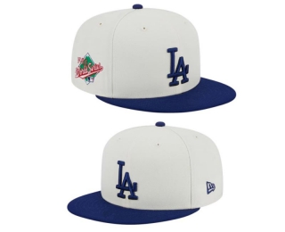 MLB Los Angeles Dodgers New Era Cream Royal 1988 World Series 9FIFTY Snapback Hat 2201