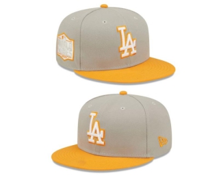MLB Los Angeles Dodgers New Era Gray Gold 2020 World Series 9FIFTY Snapback Hat 2208