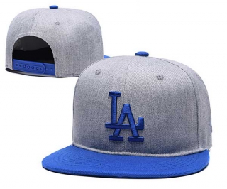 MLB Los Angeles Dodgers New Era Gray Royal 9FIFTY Snapback Hat 2209