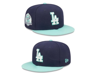 MLB Los Angeles Dodgers New Era Navy Light Blue 60th Anniversary 9FIFTY Snapback Hat 2216