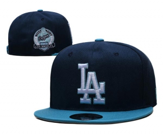 MLB Los Angeles Dodgers New Era Navy Teal 60th Anniversary 9FIFTY Snapback Hat 2217