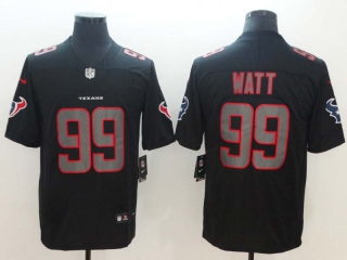 Men's Houston Texans #99 J.J. Watt Black Stitched NFL Limited Rush Impact Jersey