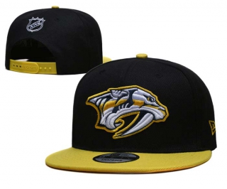 NHL Nashville Predators New Era Black Gold 9FIFTY Snapback Hat 2001