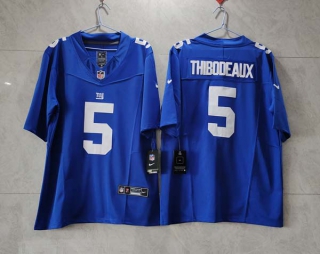 Men's New York Giants #5 Kayvon Thibodeaux Royal 2023 F.U.S.E. Vapor Untouchable Limited Stitched Football Jersey