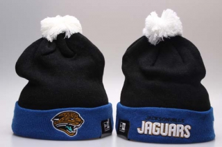 NFL Jacksonville Jaguars New Era Black Blue Knit Beanies Hat 5011