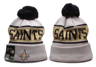 NFL New Orleans Saints New Era Cream Knit Beanies Hat 5015