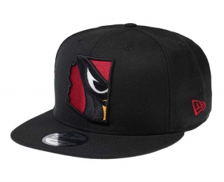 NFL Arizona Cardinals New Era Black 9FIFTY Snapback Hat 2021