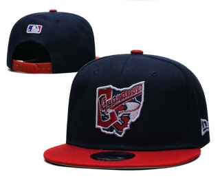 MLB Cleveland Guardians New Era Navy Red State 9FIFTY Snapback Hat 2026