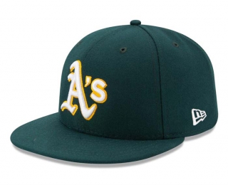 MLB Oakland Athletics New Era Green 9FIFTY Snapback Hat 2029