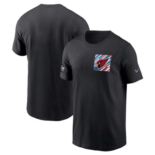 Men's Arizona Cardinals 2023 NFL Crucial Catch Sideline Tri-Blend Nike Black T-Shirt