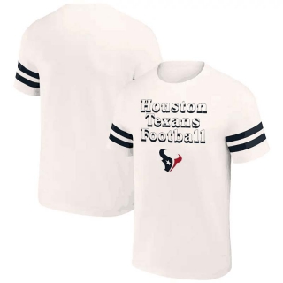 Men's Houston Texans NFL x Darius Rucker Collection By Fanatics Cream Vintage T-Shirt