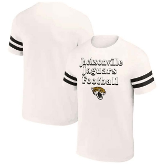Men's Jacksonville Jaguars NFL x Darius Rucker Collection By Fanatics Cream Vintage T-Shirt