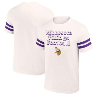 Men's Minnesota Vikings NFL x Darius Rucker Collection By Fanatics Cream Vintage T-Shirt