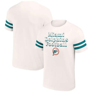 Men's Miami Dolphins NFL x Darius Rucker Collection By Fanatics Cream Vintage T-Shirt