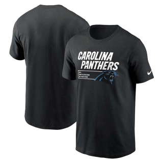 Men's Carolina Panthers Nike Black Division Essential T-Shirt