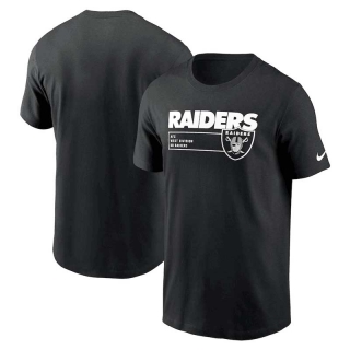 Men's Las Vegas Raiders Nike Black Division Essential T-Shirt