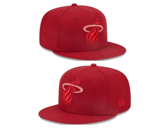 NBA Miami Heat New Era Red Monocamo 9FIFTY Snapback Hat 2019