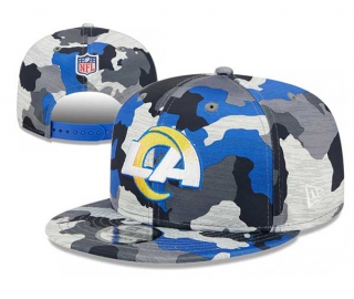 NFL Los Angeles Rams New Era Camo 9FIFTY Snapback Hat 3032