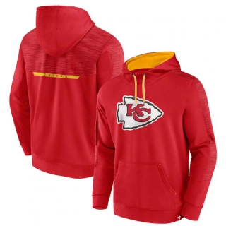 Men's NFL Kansas City Chiefs Fanatics Branded Red Defender Evo Pullover Hoodie