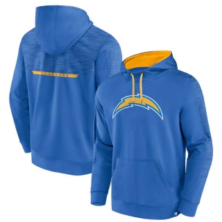 Men's NFL Los Angeles Chargers Fanatics Branded Powder Blue Defender Evo Pullover Hoodie