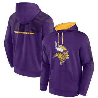 Men's NFL Minnesota Vikings Fanatics Branded Purple Defender Evo Pullover Hoodie