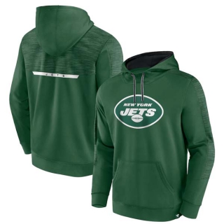 Men's NFL New York Jets Fanatics Branded Green Defender Evo Pullover Hoodie