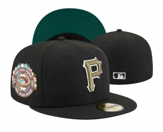 MLB Pittsburgh Pirates New Era Black Three Rivers Stadium 30th Anniversary 59FIFTY Fitted Hat 3001