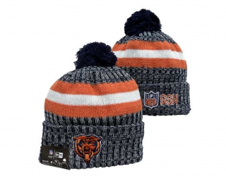 NFL Chicago Bears New Era Navy 2023 Sideline Cuffed Beanies Knit Hat 3051