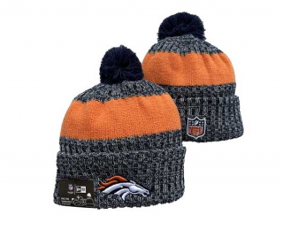 NFL Denver Broncos New Era Navy Orange 2023 Sideline Cuffed Beanies Knit Hat 3050