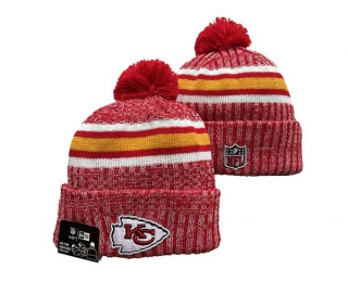 NFL Kansas City Chiefs New Era Red 2023 Sideline Cuffed Beanies Knit Hat 3053