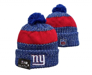 NFL New York Giants New Era Royal Red 2023 Sideline Cuffed Beanies Knit Hat 3060