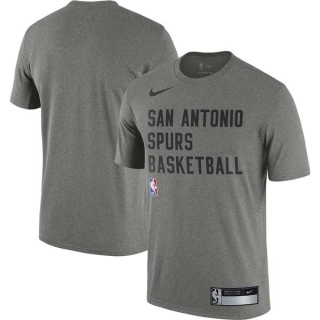 Men's NBA San Antonio Spurs Nike Heather Gray 2023-24 Sideline Legend Performance Practice T-Shirt